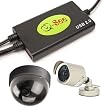 Q-See QSU2DVR42C 4 Channel USB 2.0 Digital Video Recorder Adapter w/2 CMOS Camera Kits (Color)