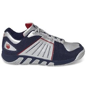 Buy K-Swiss Ultra Natural Court Trainer Nav sil red by K-Swiss