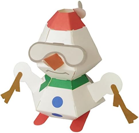YT Kid papercrafts and finger puppets - Snowman - Christmas paper doll toy art craft series