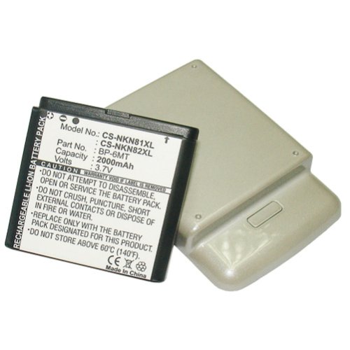 Bluetrade Akku Li-ion 2000 mah  f&uuml;r N82               Extended with back cover Preisvergleich