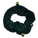Green Velvet Bell Collar - Large