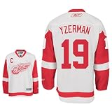 YZERMAN #19 Detroit Red Wings Reebok Premier Away NHL Hockey Jersey (NHLPA Certified Custom Sewn Authentic Twill)