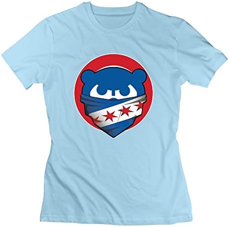 Koala Women's Chicago Cubs MLB T-shirts SkyBlue Size XXL