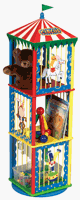 3-Ring Circus 3-Tier Rotating Storage