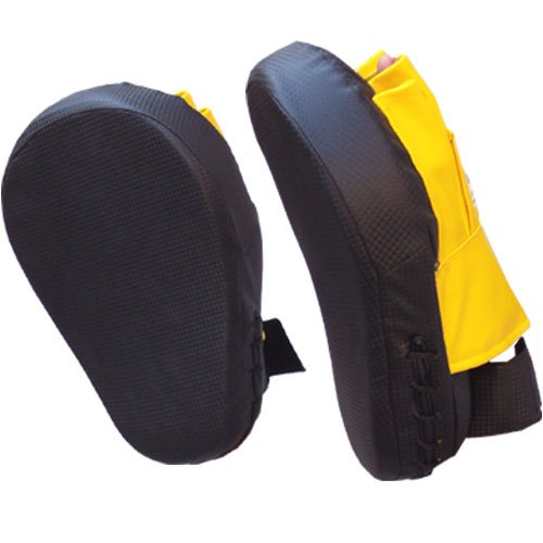 Focus Pads, Hook & Jab pads, Kick Pads, Boxing Pads, Martial Arts, Yellow