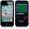 OnlineBestDigital - iPhone 4S / iPhone 4 Gameboy Style Silikon h�lle Case Cover Tasche Skin Schutzh�lle - Schwarz