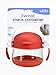 Ubbi Tweat Snack Container, Red, 9 Ounce