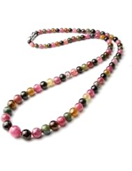 O-stone 2A Tourmaline Love of Rainbow Necklace Family Beads Collection Bracelet 4mm-9mm Bracelet Grounding Stone Protection Very Precious Gemstone