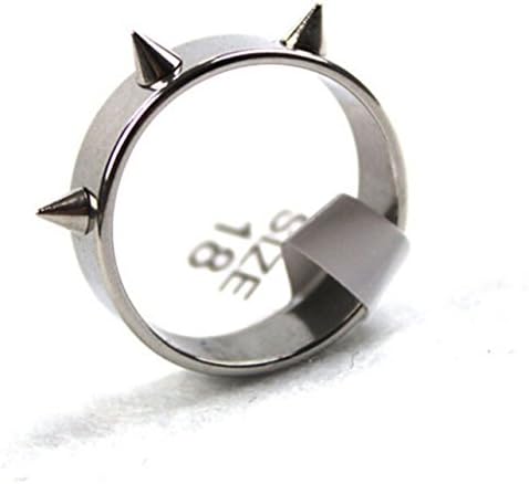 Bestoneself Self Defense Sterling Stainless Steel Ring/charms