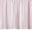 Circo&reg; Crib Dust Ruffle- Pink/White Stripes