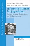 Produkt-Bild: Informelles Lernen im Jugendalter: Vernachl&auml;ssigte Dimensionen der Bildungsdebatte (Beitr&auml;ge zur Kinder- und Jugendhilfeforschung)