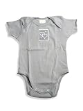 Little Giraffe - Newborn Baby Girls, Short Sleeved Onsie, Lilac