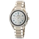 Omega WoMens Speedmaster Reduced Diamond Bezel Automatic Chronograph Watch #3515.71.00 by Omega