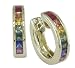 Jewelry : 18KT Rainbow Sapphire Earrings