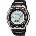 Casio Aqw-101-1AVER Fishing Timer Combi Resin Strap Watch