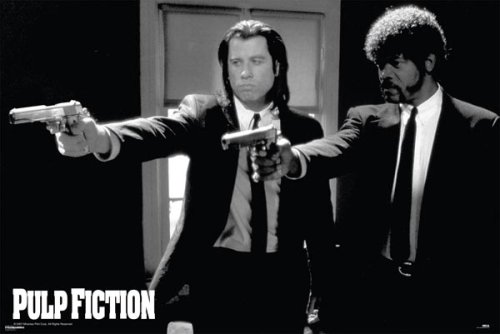 Pulp Fiction Movies Poster Print, 36x24