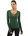 PattyBoutik Women's V Neck Lace Up Top