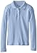 CLASSROOM Girls' Long Sleeve Fitted Interlock Polo Shirt