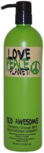 TIGILove, Peace and The Planet Eco Awesome Shampoo, Cranberry Orange Mint, 25.3 Ounce