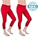 Sexy Basics Womens 2 Pack & 6 Pack Stretch Cotton Capri Lace Legging Tights