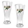 Dallas Stars 2pc 19oz Pilsner Glass Set - Primary Logo NHL Hockey