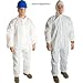 Lakeland Pyrolon Plus 2 Flame-Resistant Coverall, Disposable, Open Cuff, 4X-Large, White (Case of 25)