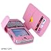 Motorola Q PDA Executive Wallet Premium Leather Case with Rotating Belt Clip - Bundled with 12V Rapid Car Charger, PINK+12V