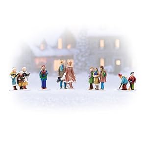 Collectible villages & train set Amazon.com - Signs Of The Season Christmas Village Accessory Set by The