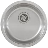 Ticor S905 Undermount Overmount Stainless Single Bowl Kitchen Sink