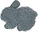 Vo-Toys Flat N Fuzzy Fleece Rabbit Dog Toy, 12-Inch
