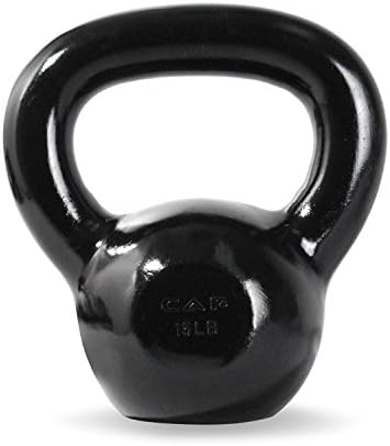 Cap Barbell Kettlebell 25 Lb Weight Workout Training Iron Cast Finish Fitness