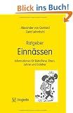 Ratgeber Einn�ssen: Informationen f�r Betroffene, Eltern, Lehrer und Erzieher
