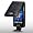 www.blankleder.com - FLIP LEDER HANDYTASCHE ETUI CASE H�LLE F�R SONY ERICSSON XPERIA RAY IN SCHWARZ