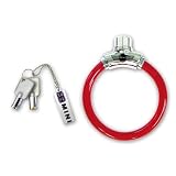 MINI(ミニ) 自転車用ワイヤーロック MINI ワイヤーロック レッド