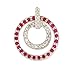 14K circle of life pendant with 25 round 23 rd
