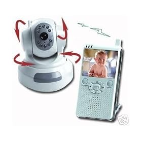 Handheld Wireless Remote Pan & Tilt Baby Monitor with 2.5 inch Colour LCD Display