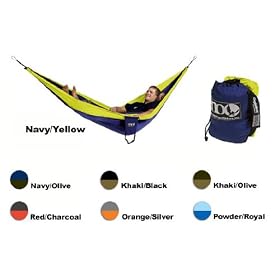 Click here to buy Eagles Nest Outfitters SingleNest Hammock (Khaki Black).