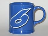 MARK MARTIN #6 11 oz. NASCAR Sculpted COFFEE MUG