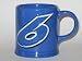 MARK MARTIN #6 11 oz. NASCAR Sculpted COFFEE MUG