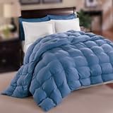 Natural Comfort Allergy-Shield s TM Luxurious Queen Down Alternative Comforter, Blue