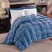 Allergy -Shield s TM Luxurious Down Alternative Comforter, Blue,Queen,92"x90" -- 70 OZ