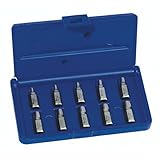 Irwin 53226 10 Piece 1/8 inch to 13/32 inch Hex Head Multi-Spline Screw and Bolt Extractor Assortment in Plastic Case