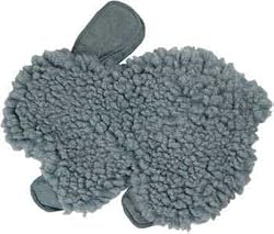 Vo-Toys Flat N Fuzzy Fleece Rabbit Dog Toy, 12-Inch