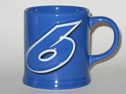 MARK MARTIN #6 11 oz. NASCAR Sculpted COFFEE MUG