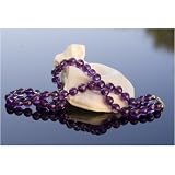 18" Amethyst Intentional Necklace - 14k Gold Heart Filigree Clasp