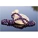 18" Amethyst Intentional Necklace - 14k Gold Heart Filigree Clasp