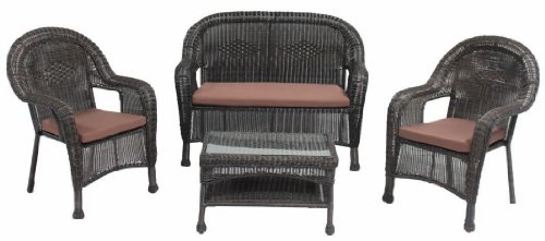 Patio Furniture Wicker 4pc Sofa Set