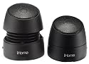 IHOME iHM79BC Rechargeable Mini Speakers (Black)