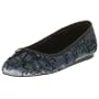 Daniel Green Women's Anastasia Ballerina Slipper,Blue,6 M
