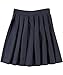 French Toast Pleated Skirt - navy, 16